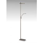 Mantra M4940 Phuket Floor Lamp 2 Light 21W Down 7W Up LED 3000K, Satin Nickel