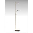 Mantra M4941 Phuket Floor Lamp 2 Light 21W Down 7W Up LED 3000K, Antique Brass