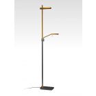Mantra M4943 Phuket Floor Lamp 2 Light 21W Down 7W Up LED 3000K, Copper/Antracite