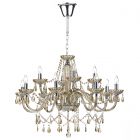 Dar Lighting RAP1206 Raphael 12 Light Chandelier Champagne Crystal