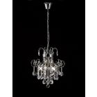 Diyas IL31055 Rosina Polished Chrome/Crystal 6 Light Pendant Light