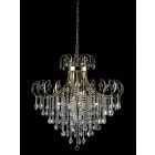 Diyas IL32058 Rosina French Gold/Crystal 8 Light Pendant Light