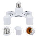 1x to 4x E27 Light Bulb Base LED Lamp Adapter Socket Splitter Holder Converter