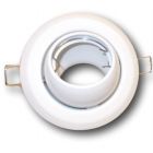 DOT lighting 12v 50w Eyeball Downlight White for 50mm Recessed Halogen Spot Lamp