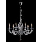Diyas IL30356 Santo Polished Chrome/Crystal 6 Light Pendant Light