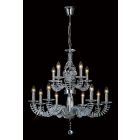 Diyas IL30358+4 Santo Polished Chrome/Crystal 2 Tier 12 Light Pendant Light