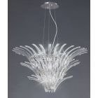 Diyas IL50445 Sinclair Polished Chrome 12 Light Pendant Light