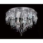 Diyas IL31352 Solana Polished Chrome/Crystal 18 LightCeiling Light