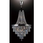 Diyas IL31431 Sophia Polished Chrome/Crystal 17 Light Pendant Light