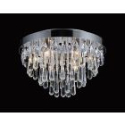 Diyas IL31432 Sophia Polished Chrome/Crystal 8 Light E14 Ceiling Light