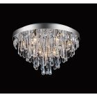 Diyas IL31433 Sophia Polished Chrome/Crystal 10 Light E14 Ceiling Light