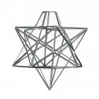 Loxton Lighting 300mm Star Pendant Glass with Chrome framework