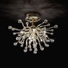 Diyas IL30870 Tizio Polished Chrome/Crystal 10 Light Ceiling Light