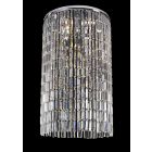 Diyas IL30077 Torre Polished Chrome/Crystal 7 Light Pendant Light - Plate only