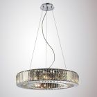 Diyas IL30079 Torre Polished Chrome/Crystal 9 Light Pendant Light