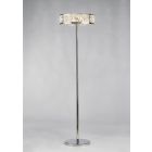 Diyas IL30177 Torre Polished Chrome 5 Light Floor Lamp