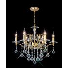Diyas IL30226 Zinta French Gold 6 Light Pendant Light