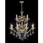 Diyas IL30228+4 Zinta French Gold 12 Light Pendant Light 2 Tier