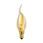 Eglo 40W 240V SES/E14 Vintage Twisted Filament Flame Bent Tip Candle