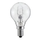 Luminizer 28W = 34W SES/E14 Eco Halogen Golf Ball Clear Halogen, Warm White Dimmable