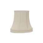 Interiors 1900 Rochamp Diana 12in Banded Oval Oyster Silk Shade