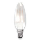 BELL 05130 4W SES E14LED Filament Satin Candle, 2700K (non-dimmable)