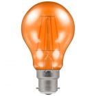 Crompton LED Filament Harlequin GLS 4.5W BC B22 Orange Coloured