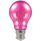 Crompton LED Filament Harlequin GLS 4.5W BC B22 Pink Coloured