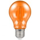 Crompton LED Filament Harlequin GLS 4.5W ES E27 Orange Coloured