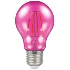 Crompton LED Filament Harlequin GLS 4.5W ES E27 Pink Coloured