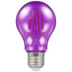Crompton LED Filament Harlequin GLS 4.5W ES E27 Purple Coloured