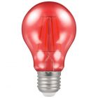 Crompton LED Filament Harlequin GLS 4.5W ES E27 Red Coloured