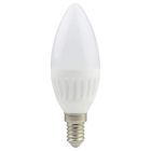 LightMe LED Opal Candle 8W (66W) SES E14 Warm White 2700K (non-dimmable)