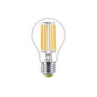 Philips LED Filament GLS 4W (60W) ES E27 Clear, A Energy Rating, Warm White 2700K