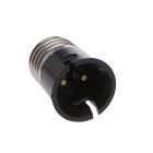 E27 to B22 Black Lamp Holder Adapter / Light Bulb Converter