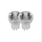Pack of 2 - 20W MR8+C 12V GZ4 25mm 18° Halogen Open Front Spot (Eglo)
